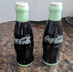 Coke Salt and Pepper Shakers